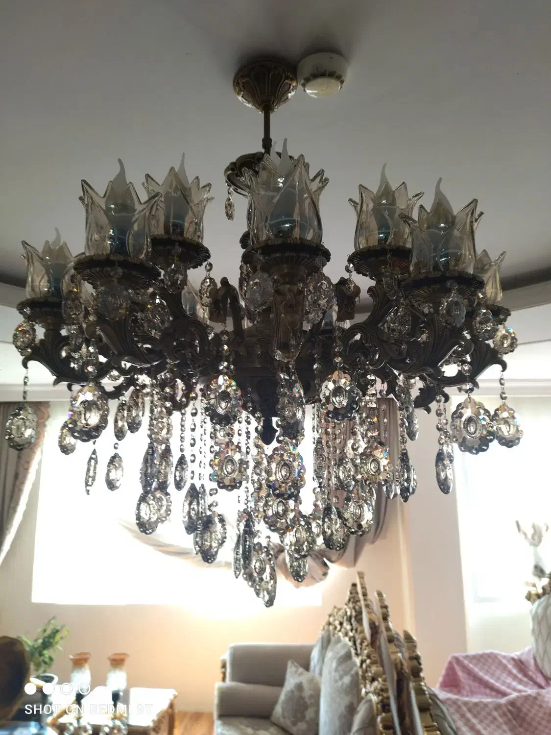 لوستر|لوستر و چراغ آویز|کرج, باغستان|دیوار