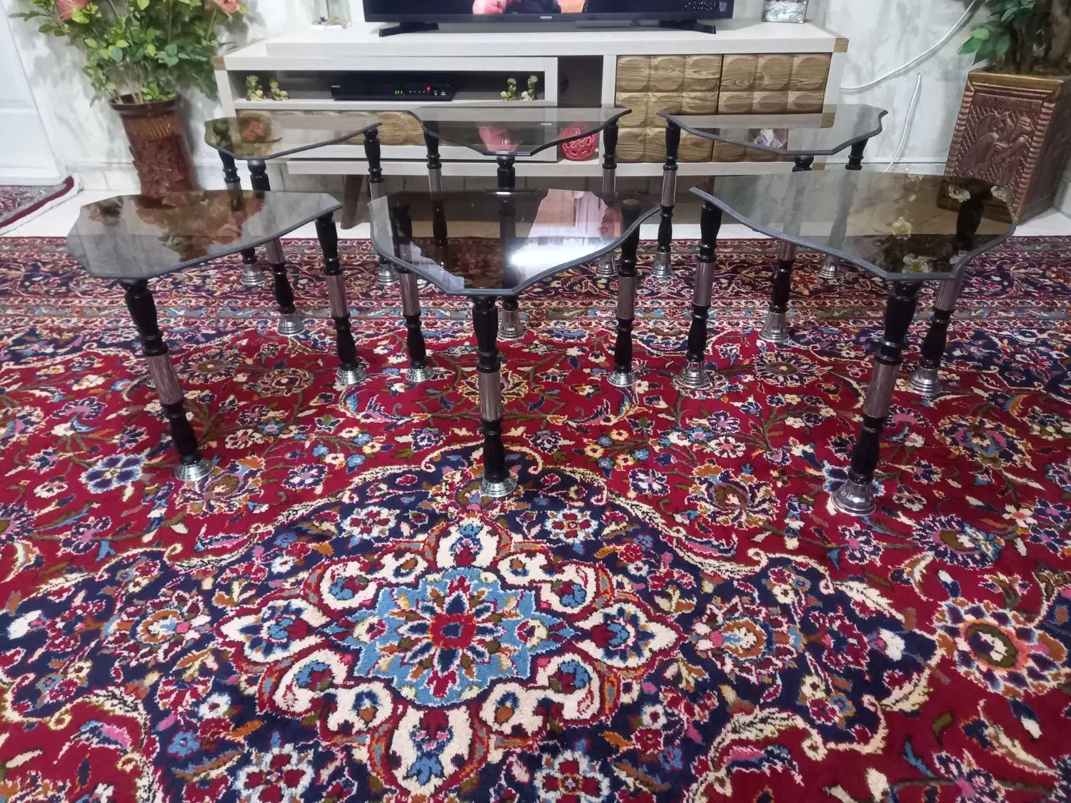 میز عسلی شیشه ای|مبلمان خانگی و میز عسلی|قزوین, |دیوار