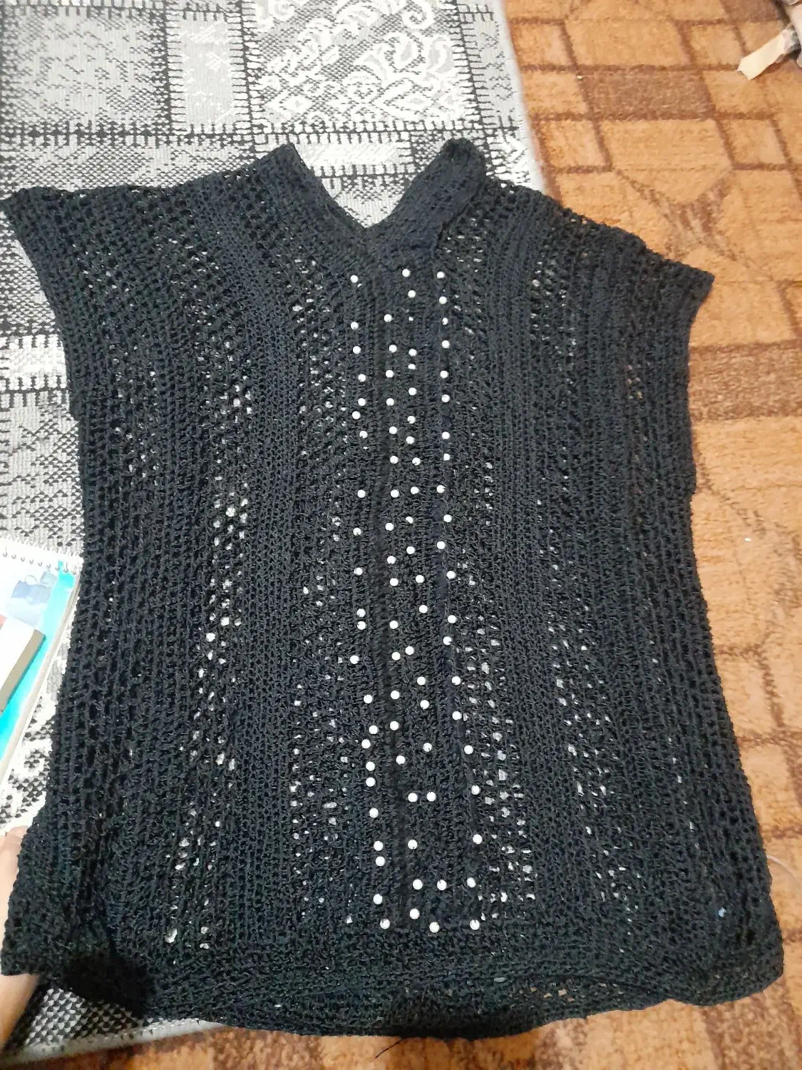 شومیز دستباف نخ ابریشم کاملا نو|لباس|قدس, شهرقدس|دیوار