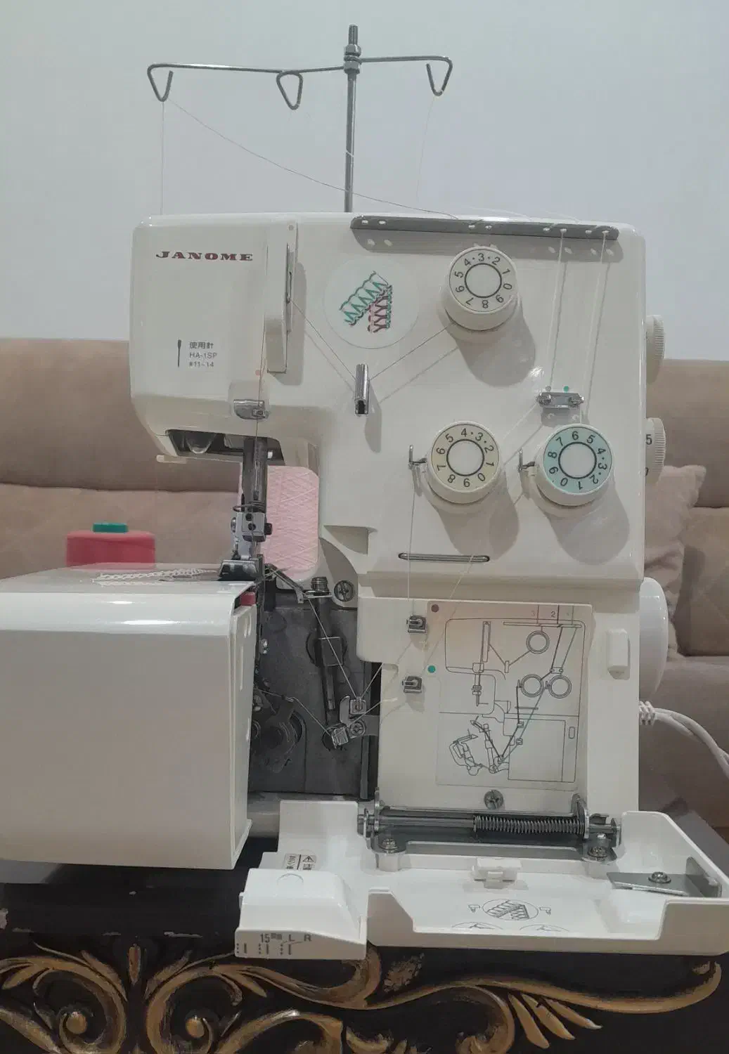 چرخ سردوز چهار نخ ژانومه|چرخ خیاطی و ریسندگی|محمدشهر, محمدشهر|دیوار