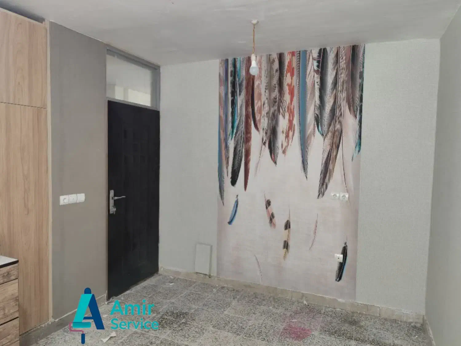 نصب تخصصی کاغذ دیواری وماربل شیت و ترموال وکابینت|خدمات پیشه و مهارت|بندر ماهشهر, |دیوار