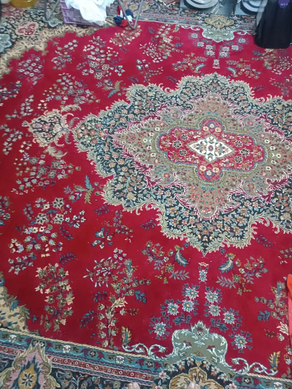 دو عدد قالی ۱۲ متری اصلی|فرش|اهواز, کوی مهدیس|دیوار