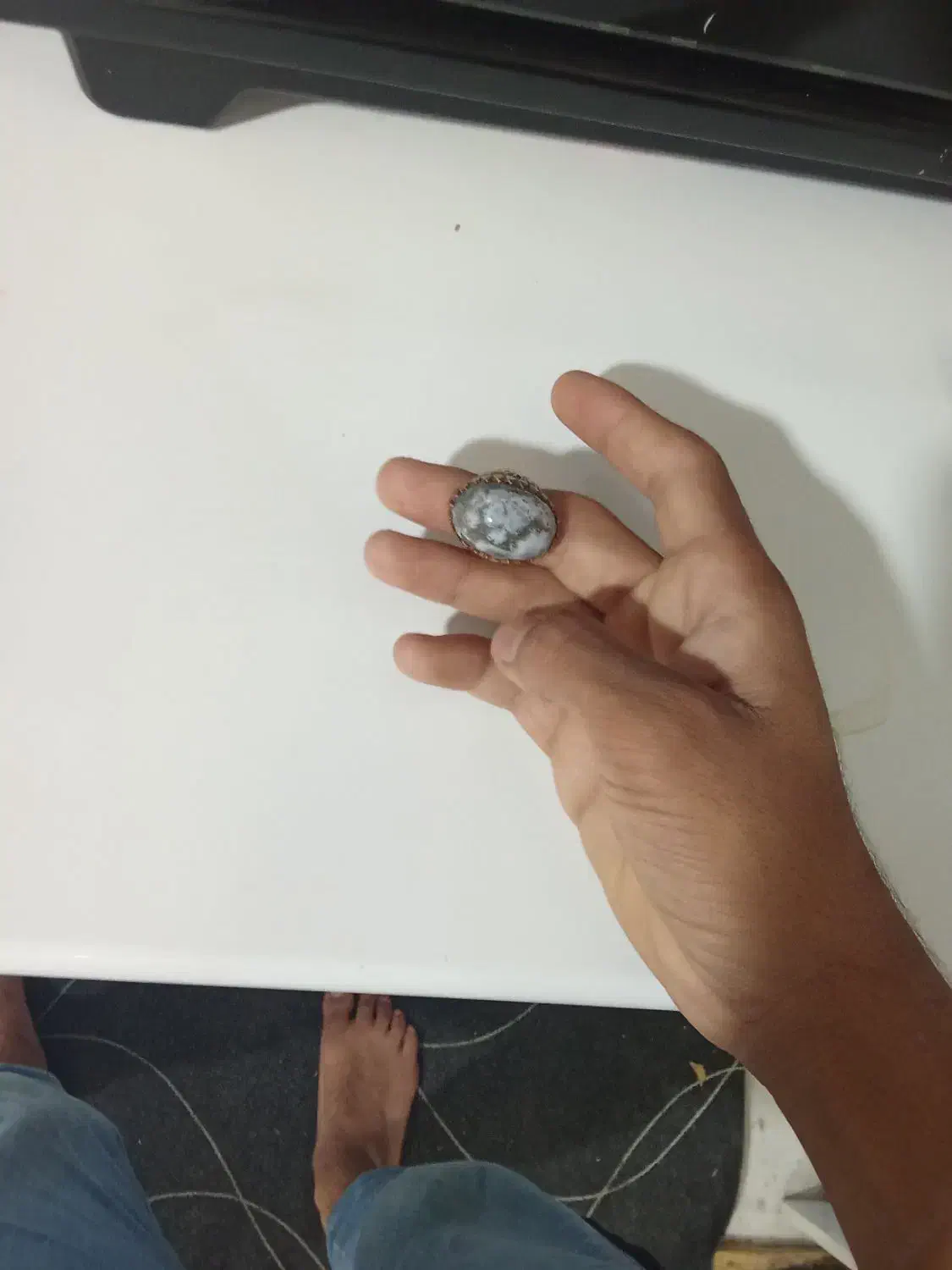 انگشتر نگین|کلکسیون اشیاء عتیقه|فردوس (خراسان), |دیوار