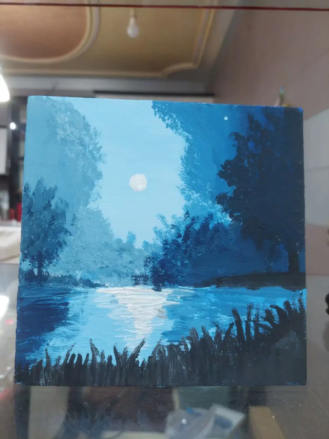 نقاشی روی بوم سفارشی|تابلو، نقاشی، عکس|شوشتر, |دیوار