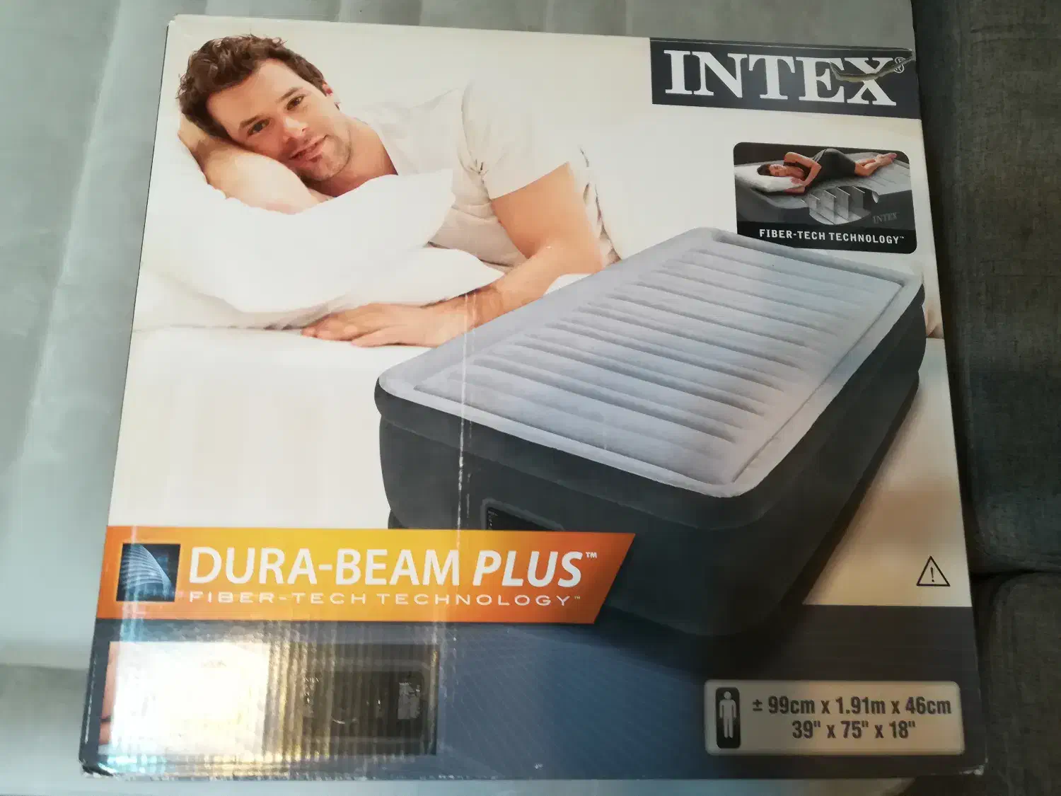 تخت تشک بادی یک نفره برند اینتکس Intex|تشک تختخواب|شیراز, پارک آزادی|دیوار
