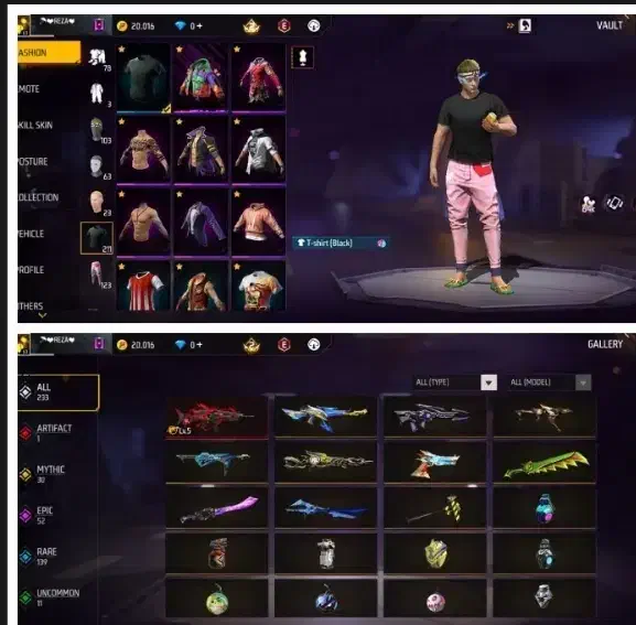 فروش اکانت فری فایر|کنسول، بازی ویدئویی و آنلاین|بادرود, |دیوار