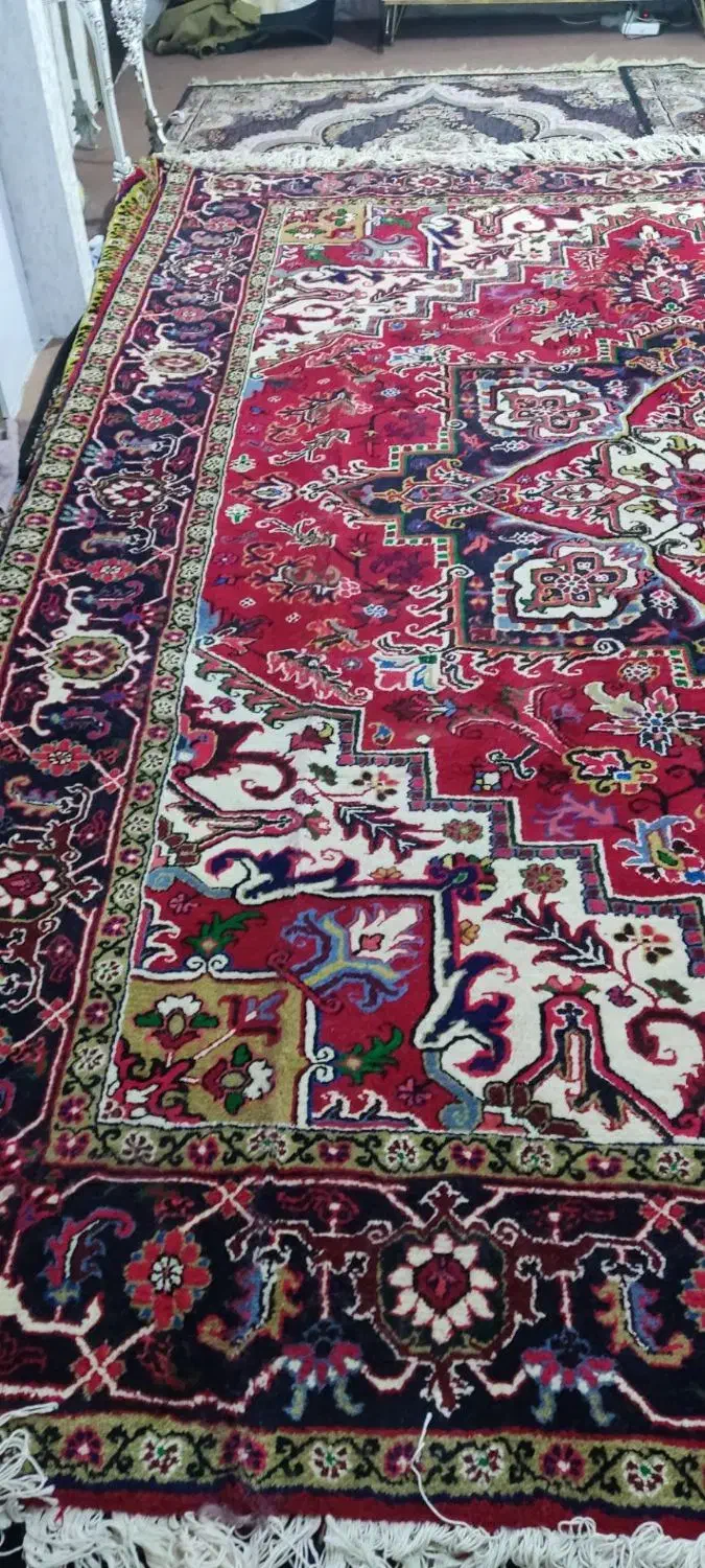 فرش دست بافت هریس  تاجری ۱۲متری|فرش|تبریز, |دیوار