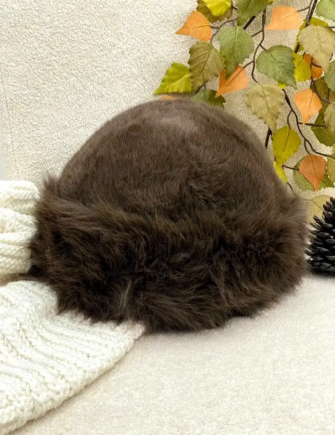 کلاه خز روسی رنگ قهوه ‌ای|لباس|اصفهان, ملک|دیوار