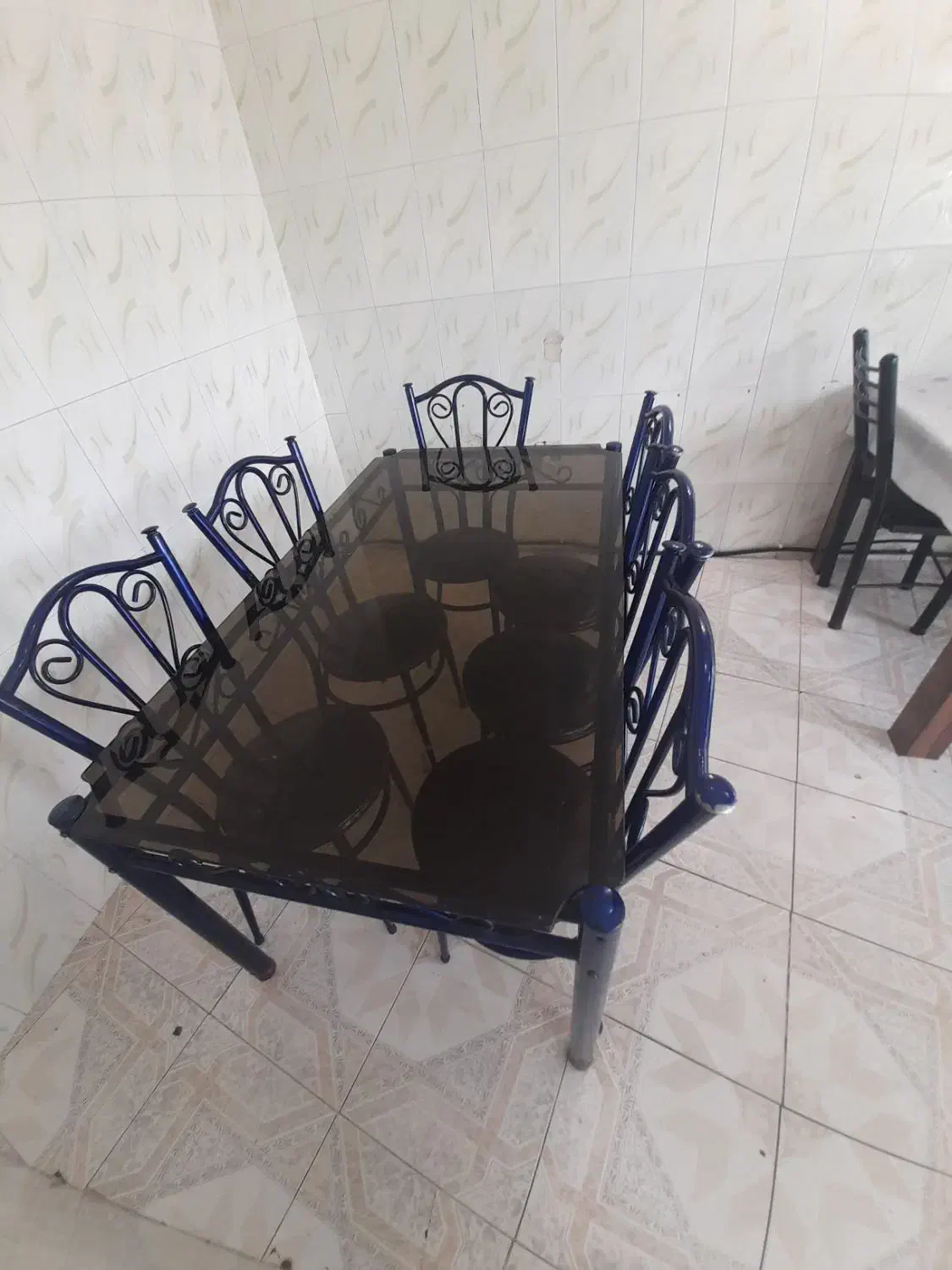 میز وصندلی ۶نفره|میز و صندلی غذاخوری|رشت, حمیدیان|دیوار