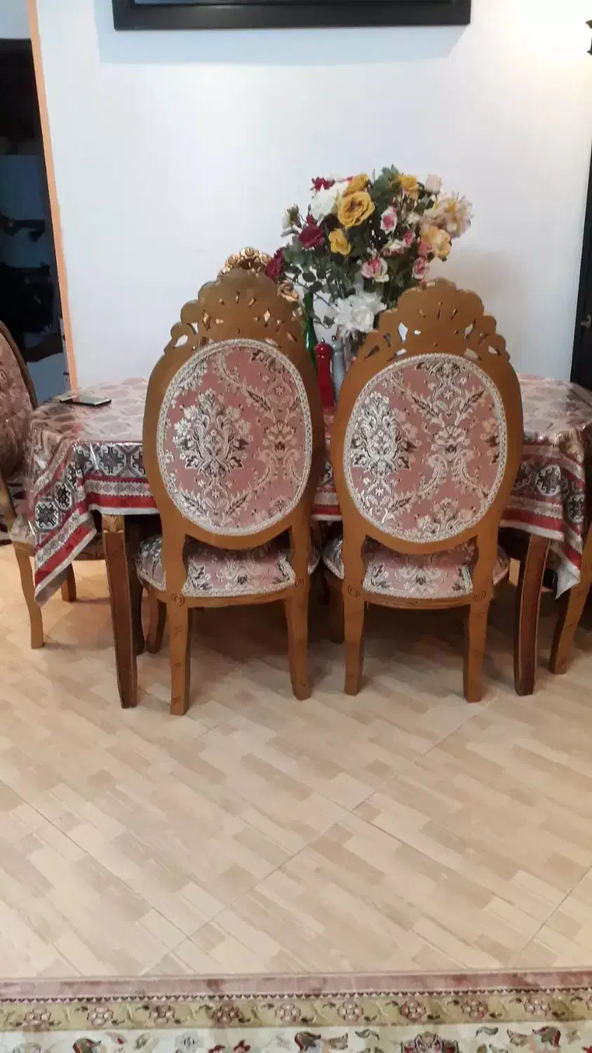 فروش ست مبلمان با میز ناهار خوری استیل|مبلمان خانگی و میز عسلی|رشت, معلم|دیوار
