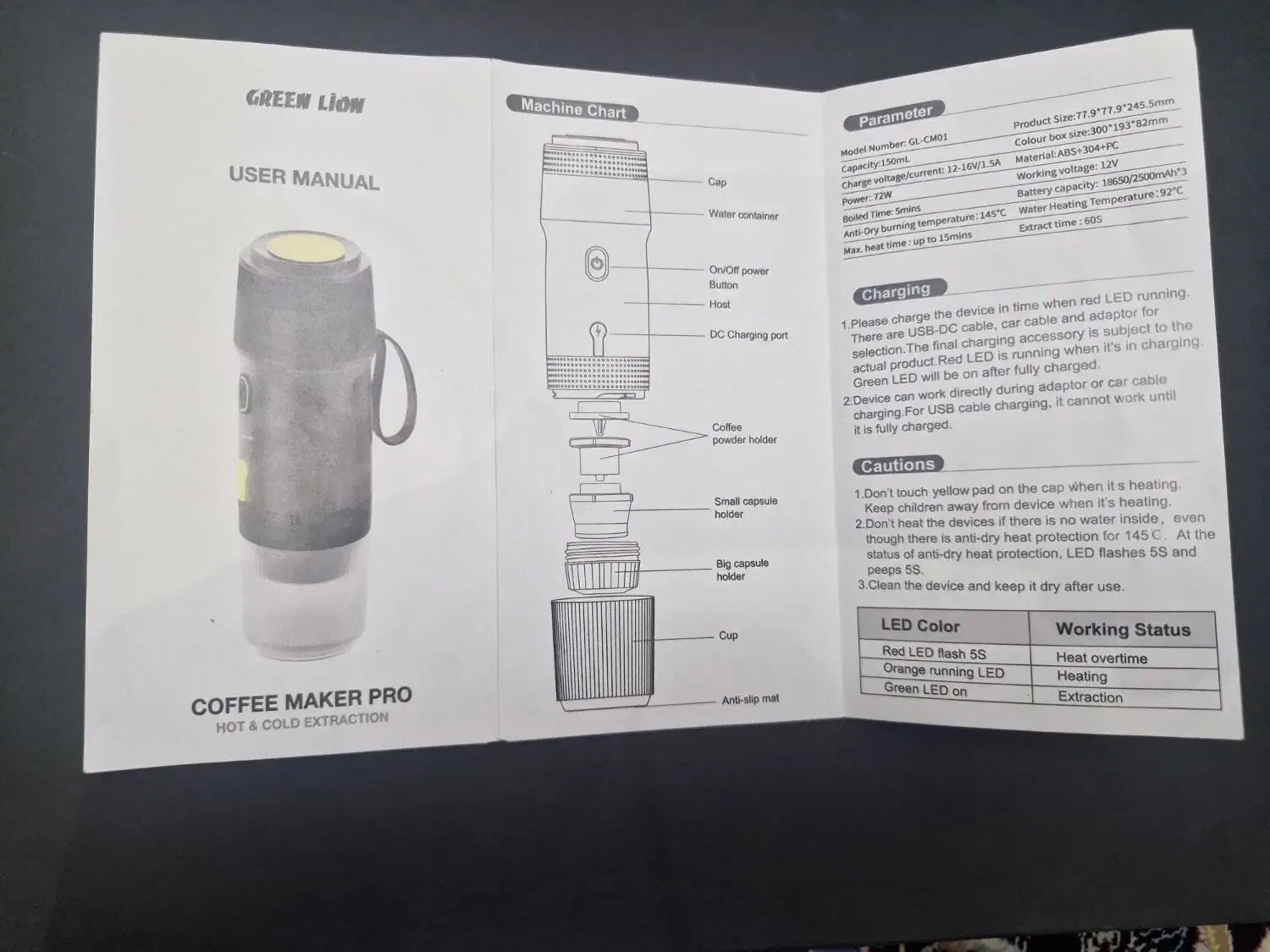 اسپرسو ساز GREEN Lion|سماور، چای‌ساز، قهوه‌ساز|تهران, شهرک ولیعصر شمالی|دیوار