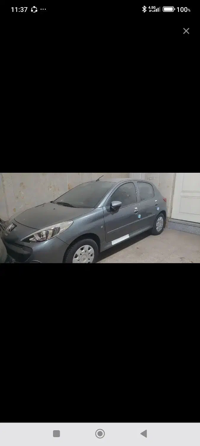 207 خاکستری - متالیک ۱۴۰۴ دنده ای هیدرولیک|خودرو سواری و وانت|خرم‌آباد, |دیوار