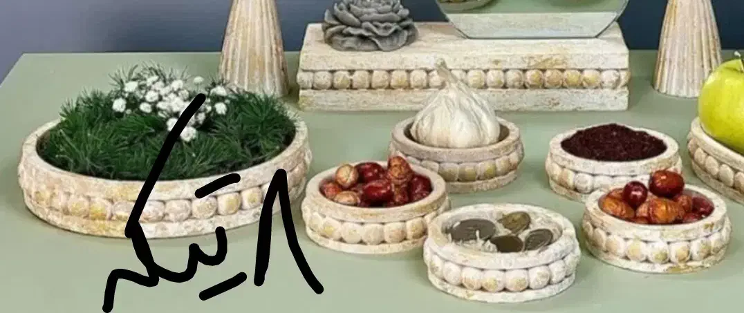 بیس خام هفتسین از جنس سنگ مصنوعی|صنایع دستی و سایر لوازم تزئینی|شاهینشهر, فردوسی|دیوار