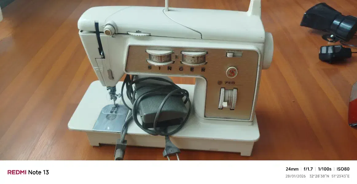 فروش چرخ خیاطی سینگر مدل740|چرخ خیاطی و ریسندگی|فولادشهر, B2|دیوار