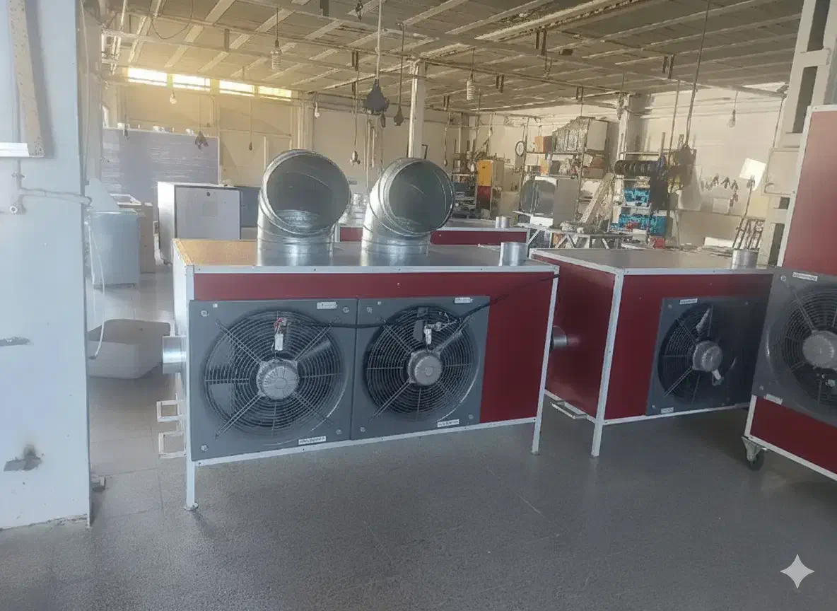 بخاری هیتر گلخانهای صنعتی گازوئیلی 240 هزار|ماشینآلات صنعتی|تبریز, |دیوار