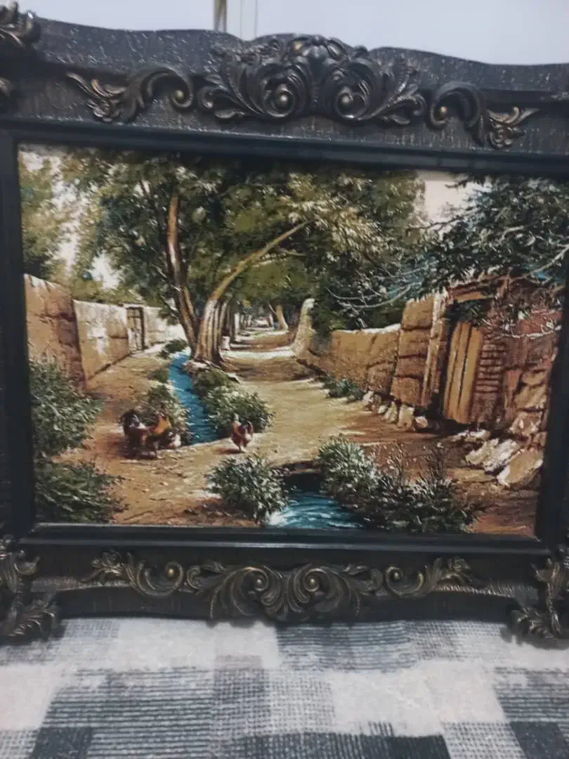 دو عدد تابلو فرش|تابلو فرش|اراک, |دیوار