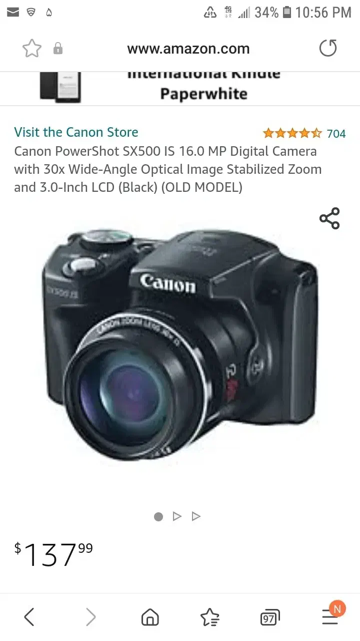 دوربین عکاسی کنون  SX 500 IS|دوربین عکاسی و فیلم‌برداری|تهران, محمودیه|دیوار