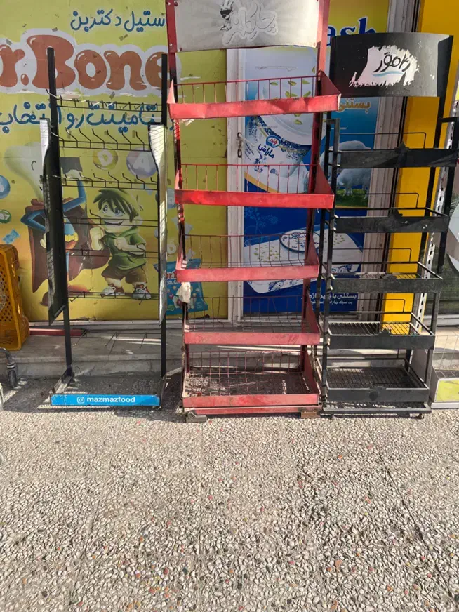 چهار عدد قفسه جای پفک ‌پاستیل|فروشگاه و مغازه|کرمانشاه, |دیوار