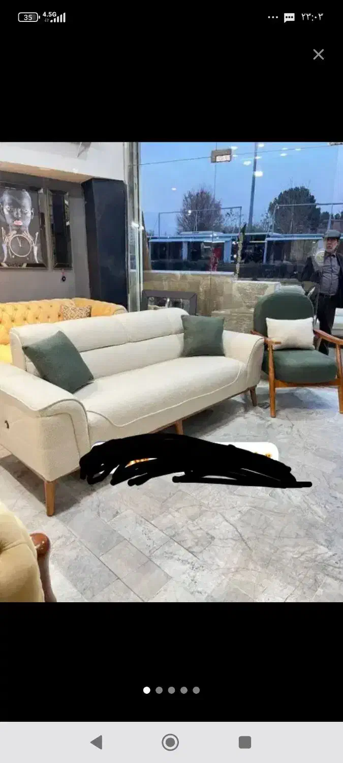 مبل راحتی چستر|مبلمان خانگی و میز عسلی|کرج, آسیاب برجی|دیوار