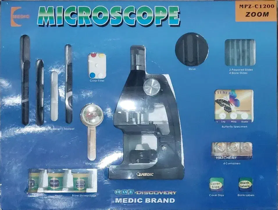 میکروسکوپ مدیک1200برابر Medic Microscope MPZ-C1200|لوازم التحریر|تهران, آبشار|دیوار