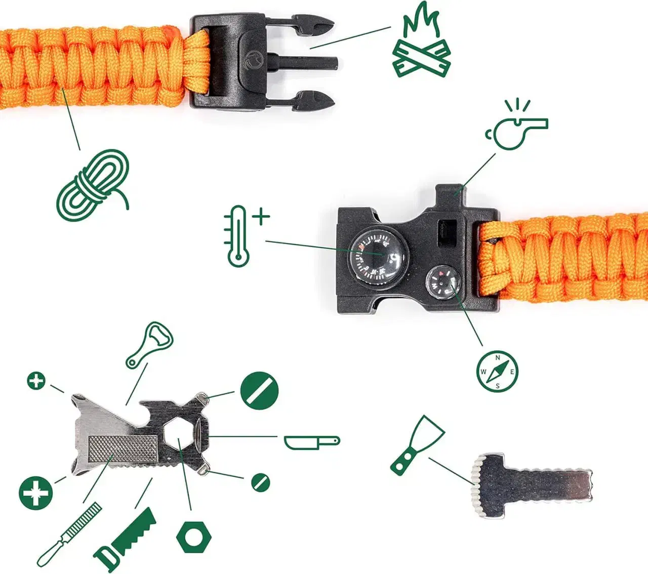دستبند چندکاره پاراکورد|کوهنوردی و کمپینگ|مرند, |دیوار