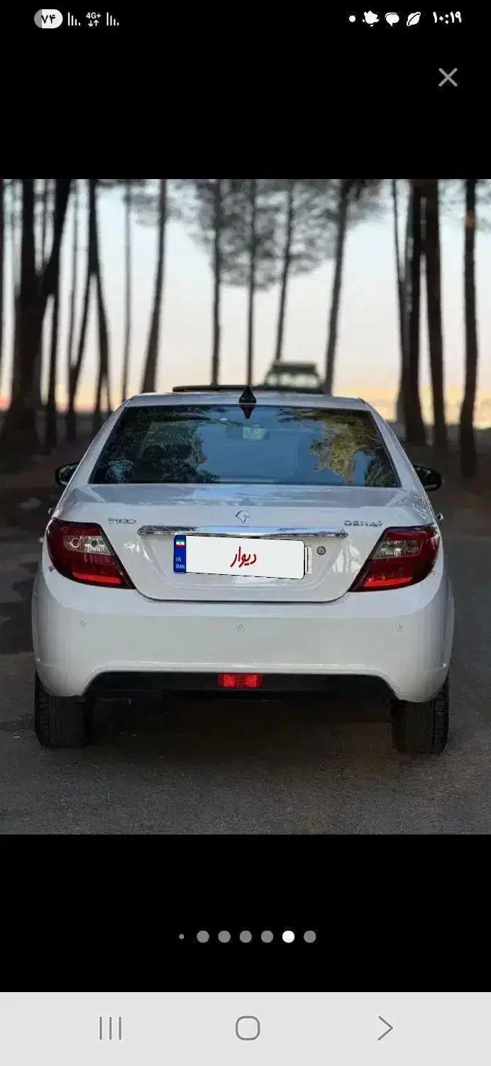 حواله دنا توربو اتومات آپشنال سفید تحویل ۳۰ دی|خودرو سواری و وانت|بیرجند, |دیوار