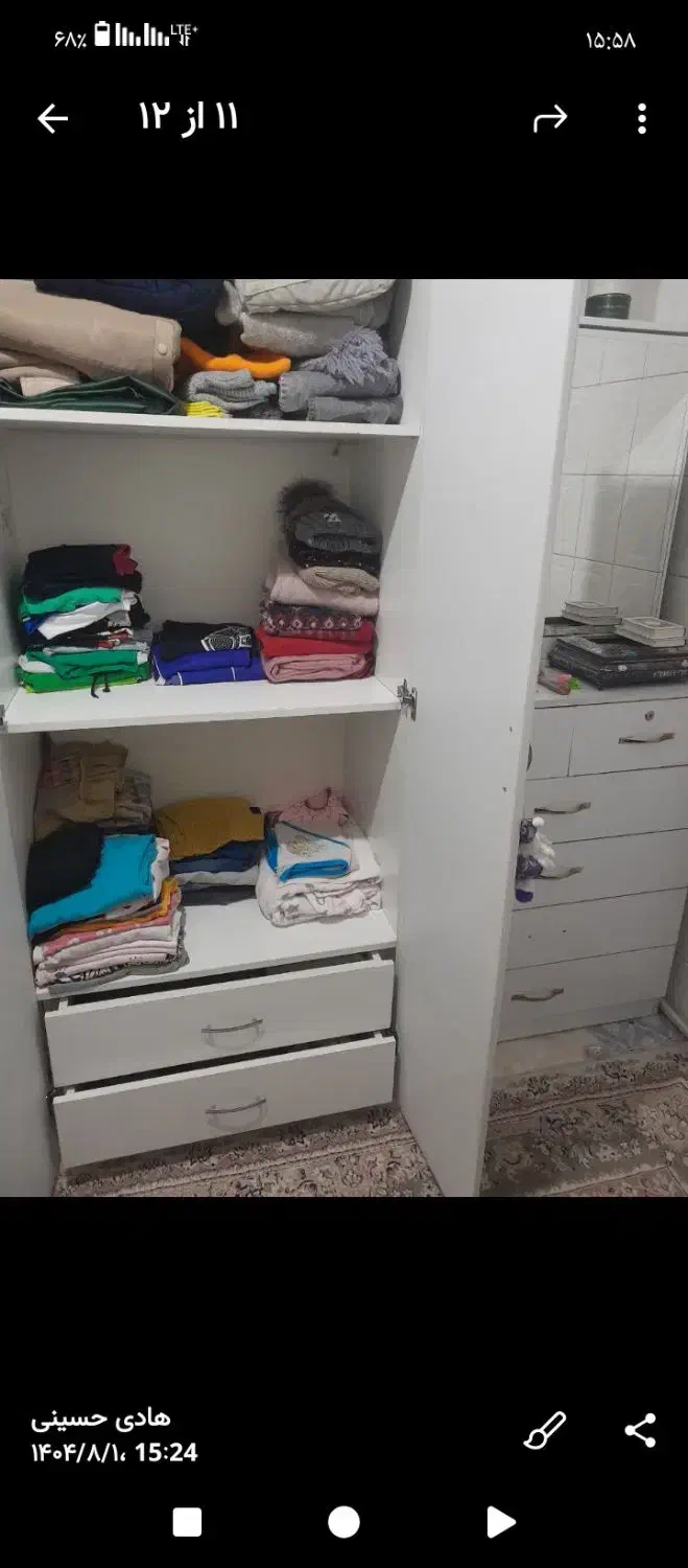سلام یه کمد دراور  سالم در حد نو تمیز|جاکفشی، کمد، دراور|اسلام‌شهر, ایرین|دیوار