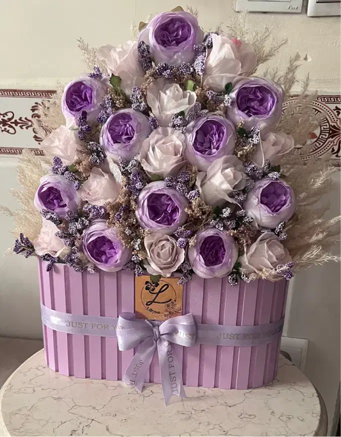 گل باکسی|گل مصنوعی|نسیم‌شهر, |دیوار