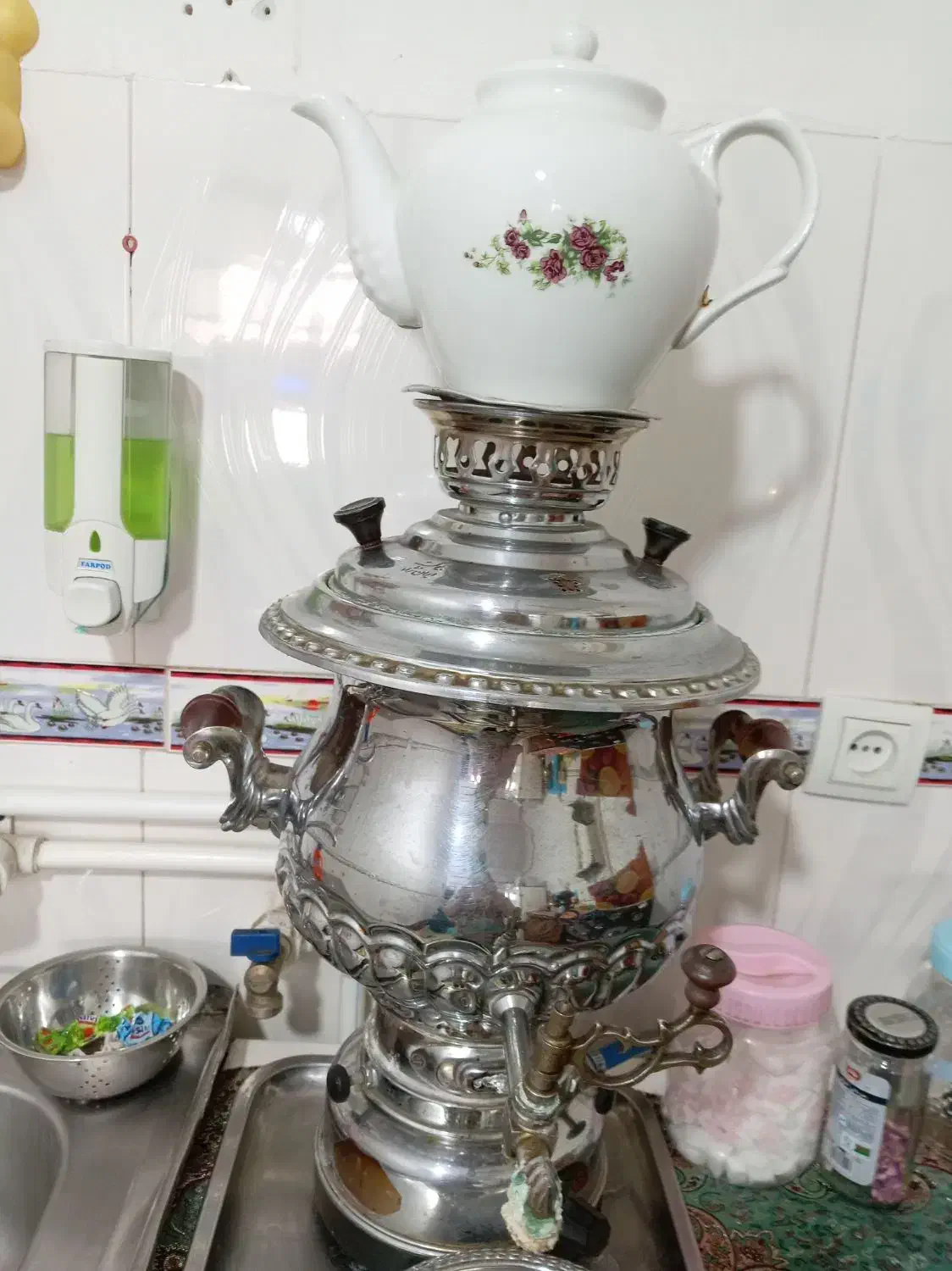 سماور|سماور، چایساز، قهوهساز|تبریز, |دیوار