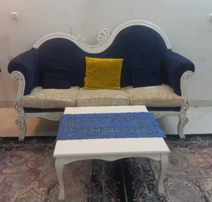 مبل هفت نفره ومیزجلومبلی|مبلمان خانگی و میز عسلی|محلات, |دیوار