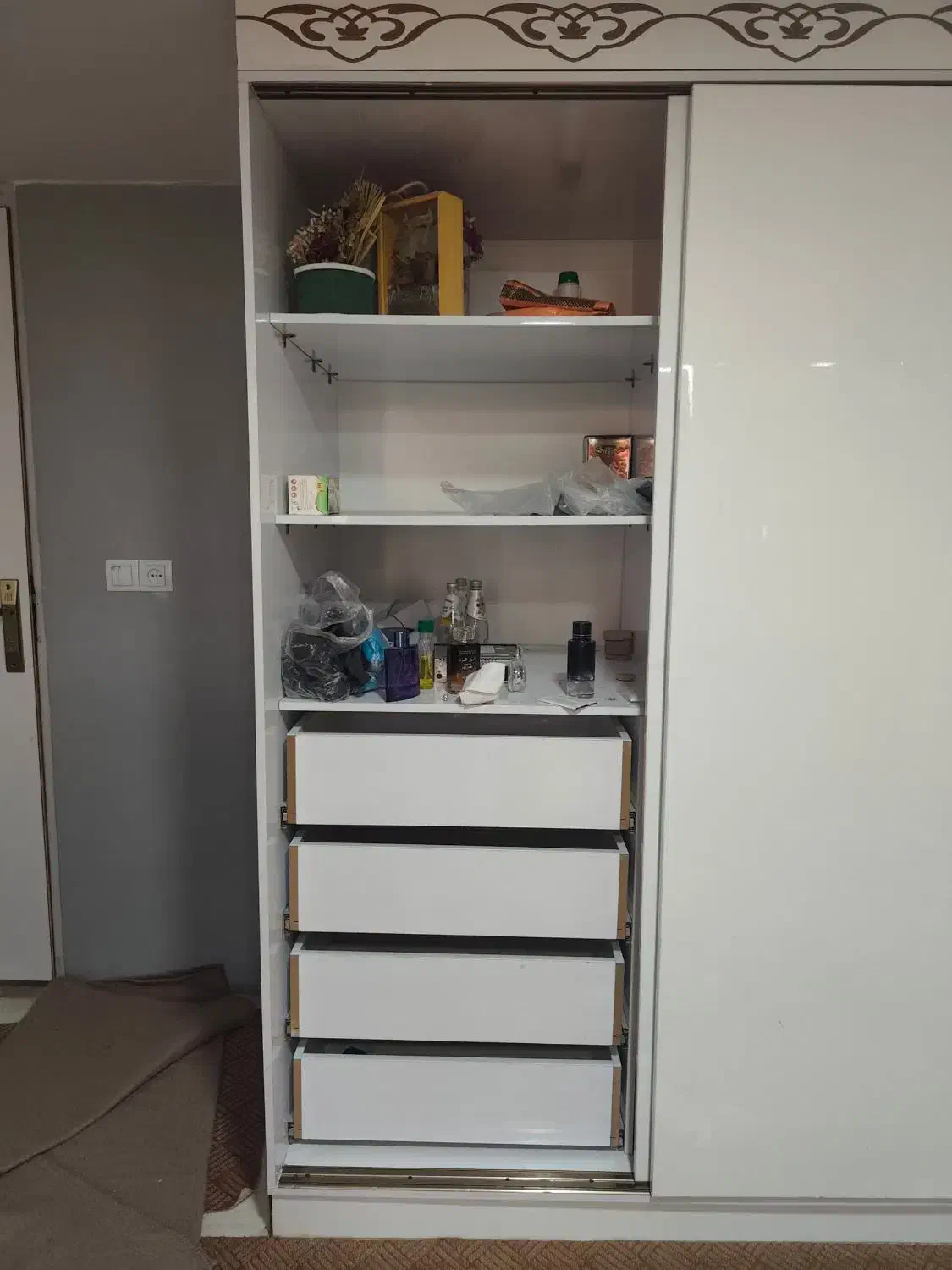 کمد دیواری|جاکفشی، کمد، دراور|شوش, |دیوار