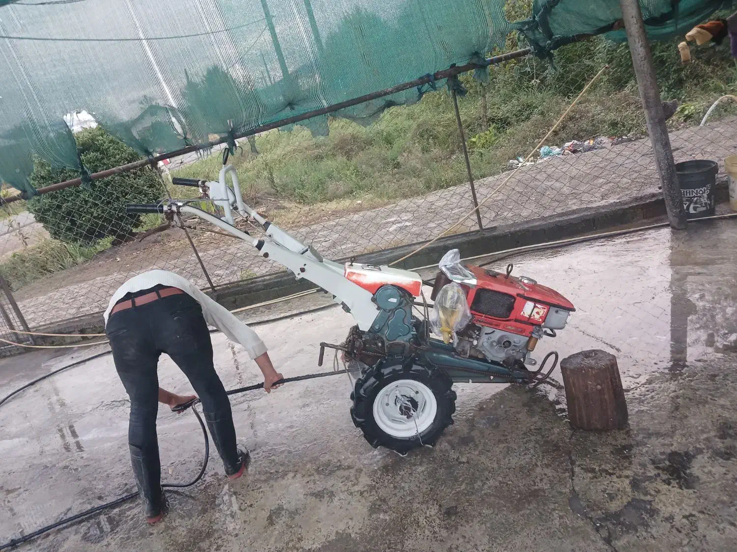 تیلر کشاورزی اصل ژاپن با لوازم با سهمیه سوخت|ماشینآلات صنعتی|رودسر, |دیوار