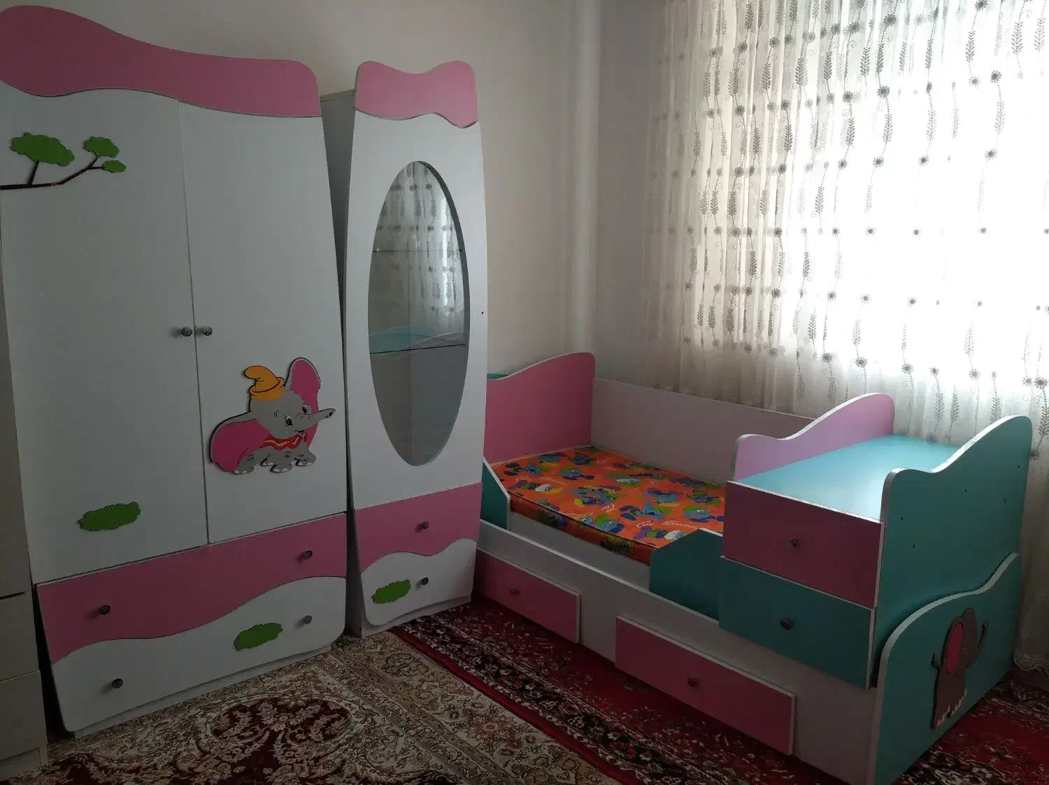 کمد نوزادو نوجوان|تخت و سرویس خواب|لالجین, |دیوار