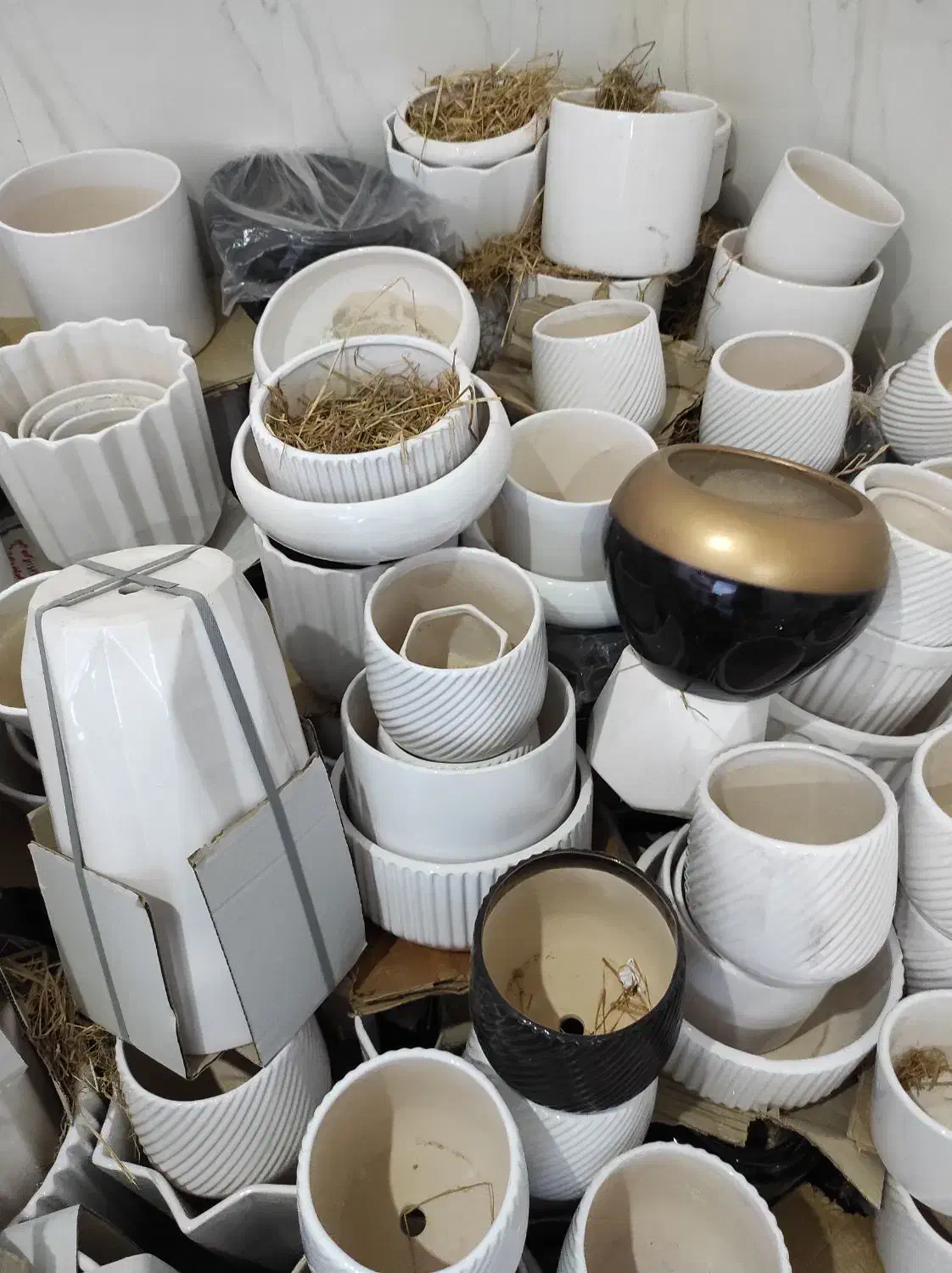 گلدان های سرامیکی|صنایع دستی و سایر لوازم تزئینی|ارومیه, |دیوار