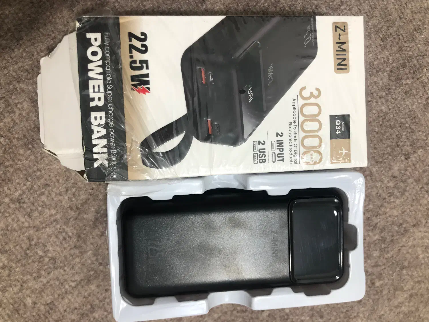 پاور بانک ۳۰۰۰۰هزار اصل|لوازم جانبی موبایل و تبلت|پارس‌آباد, |دیوار