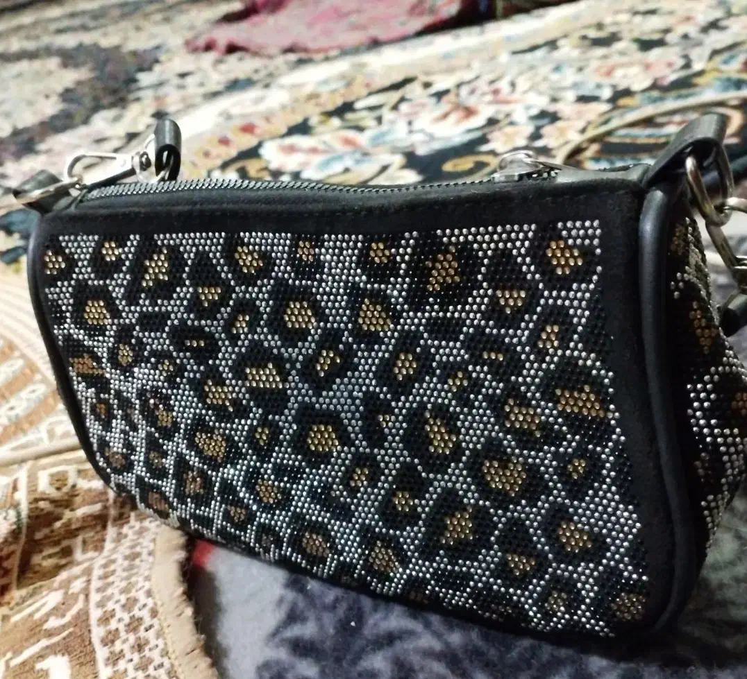 کیف مجلسی تمام نگین کاری جنس عالی باکیفیت|کیف، کفش، کمربند|خمین, |دیوار