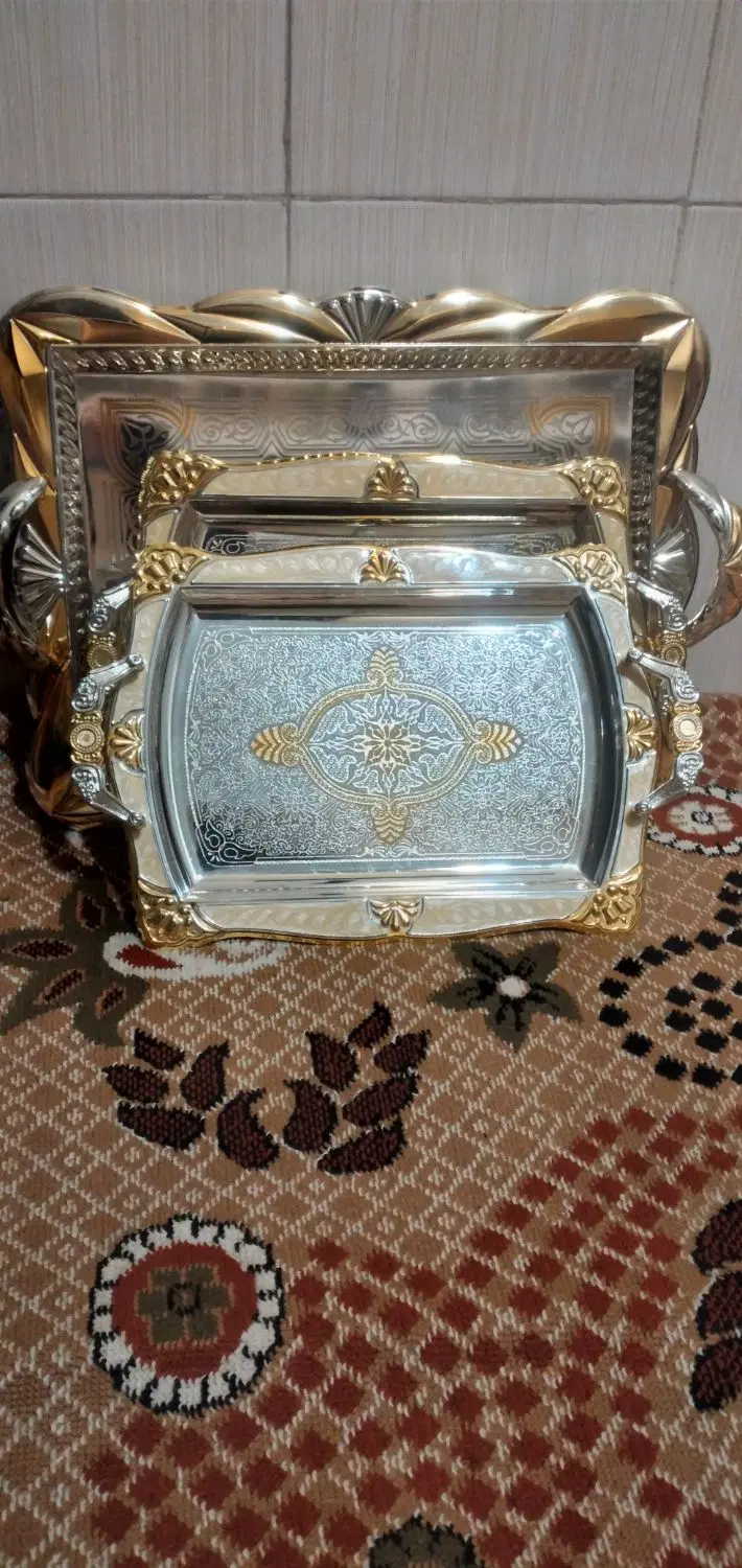 سینی چایی|ظروف سرو و پذیرایی|آبیک, |دیوار