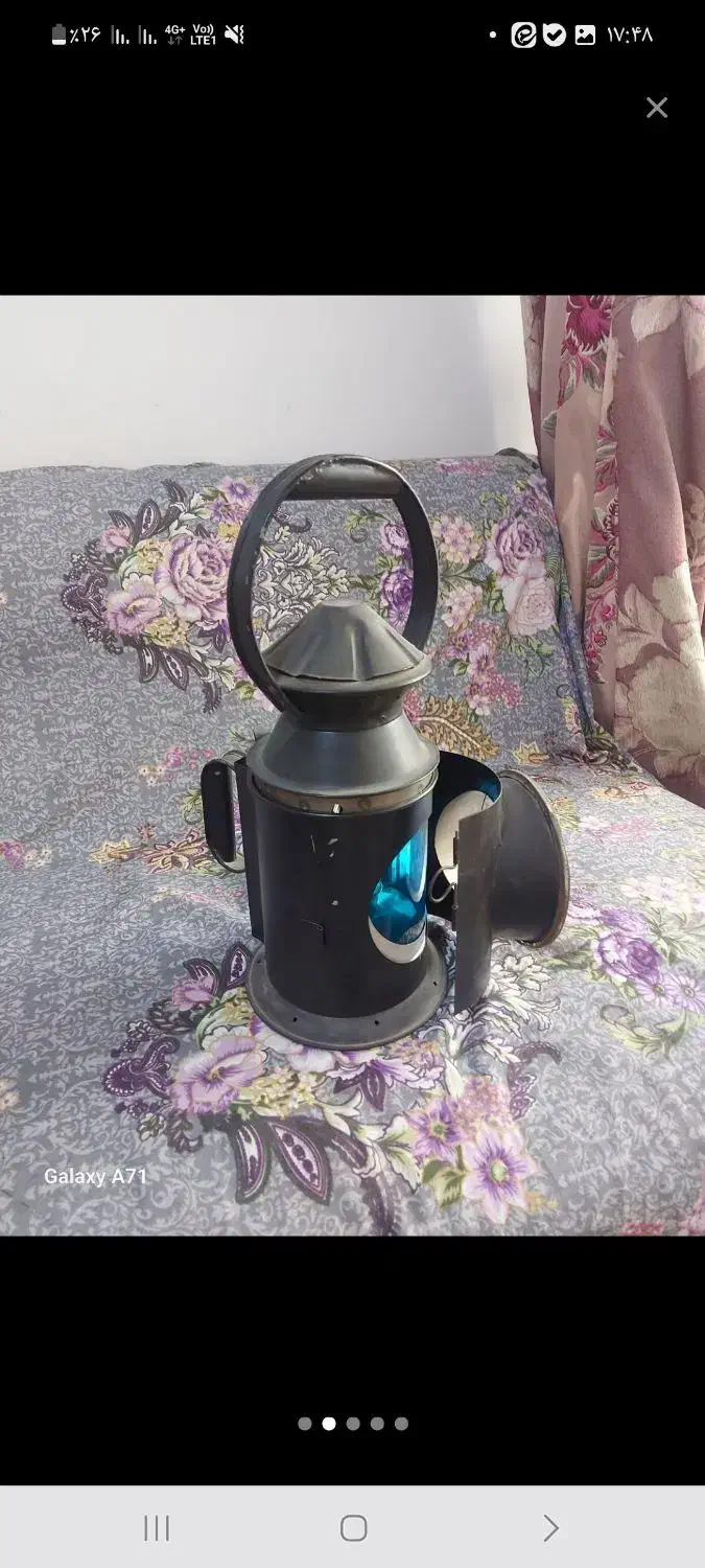 فانوس نفتی بسیار قدیمی ساخت انگلستان،اصلی|کلکسیون اشیاء عتیقه|شاهرود, |دیوار