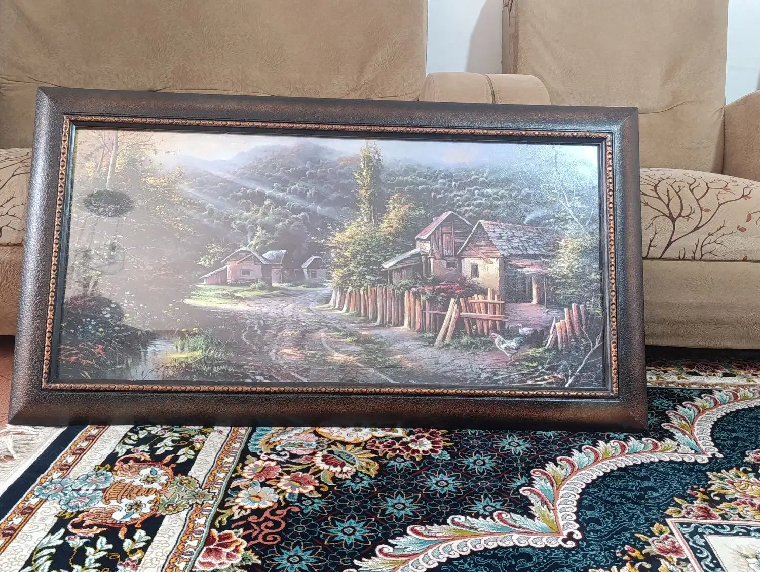 فروش تابلو مزرعه|تابلو فرش|سمنان, |دیوار