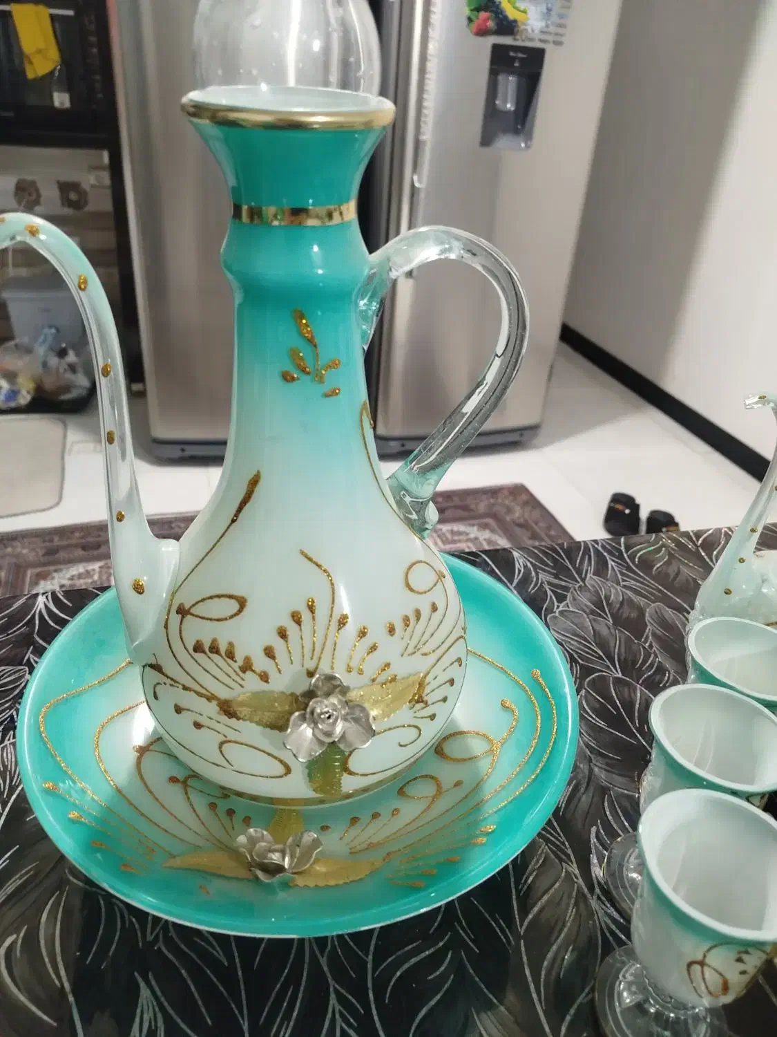 دکوری بوفه پذیرایی ست کامل گلدان رومیزی|ظروف سرو و پذیرایی|مشهد, امیرآباد|دیوار