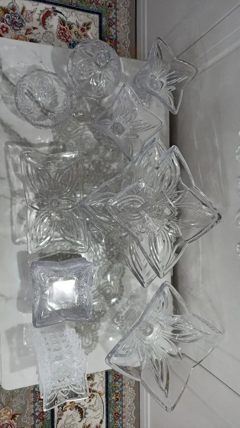 ظروف پذیرایی کریستال اصل|ظروف سرو و پذیرایی|محمدشهر, سیدآباد|دیوار