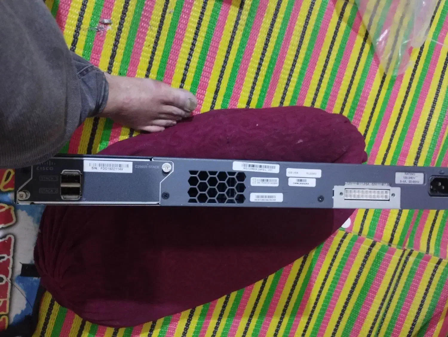 سوعیچ ۲۴پورت سیسکو نونو آکبند|مودم و تجهیزات شبکه|کرج, خلج آباد|دیوار