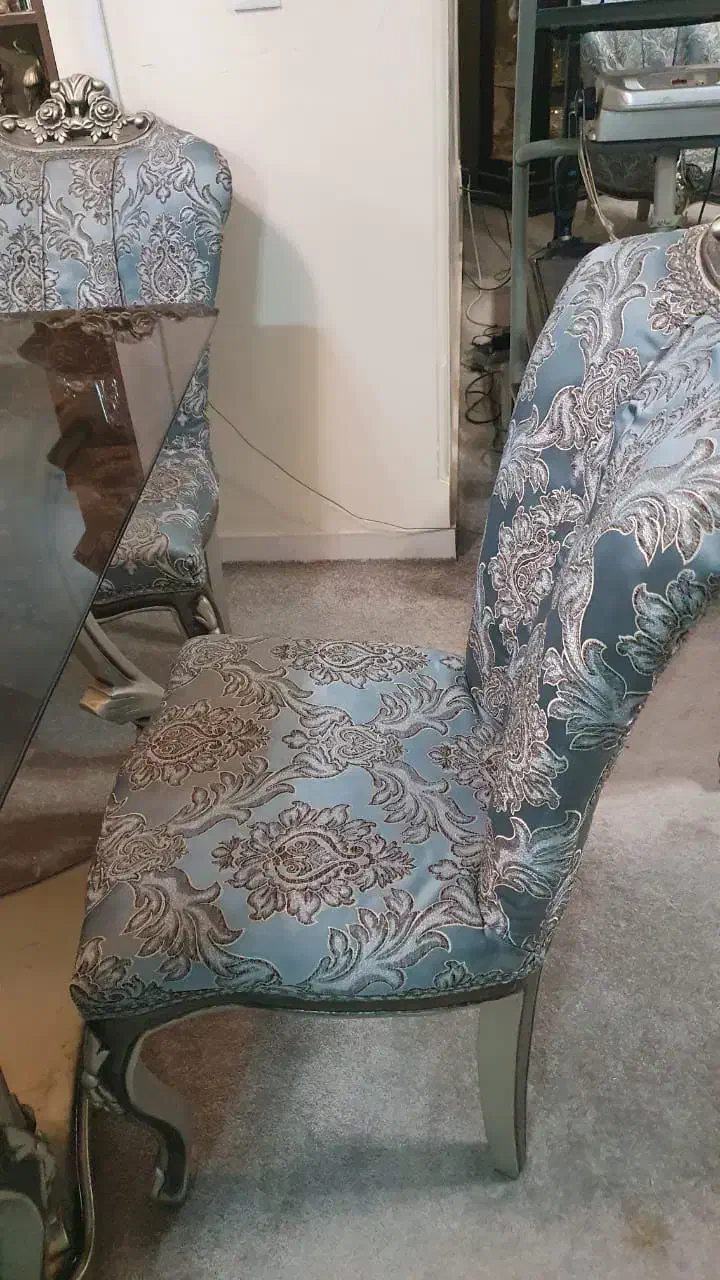 مبل نه نفره سلطنتی همراه با میر ناهار خوری 8 نفره،|مبلمان خانگی و میز عسلی|اهواز, نیوساید|دیوار