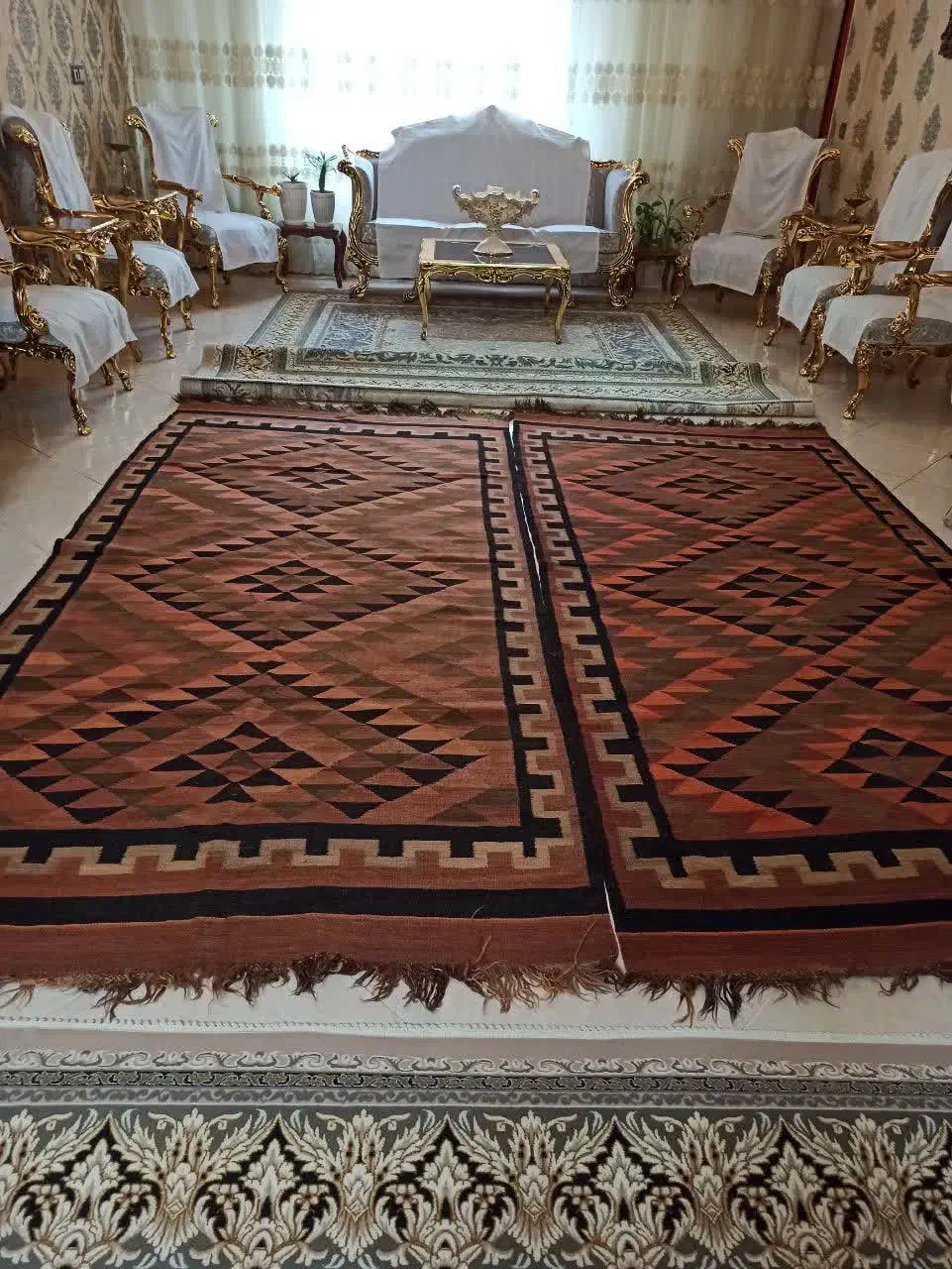 گلیم پشمی|گلیم، جاجیم، گبه|مشهد, رستگار|دیوار