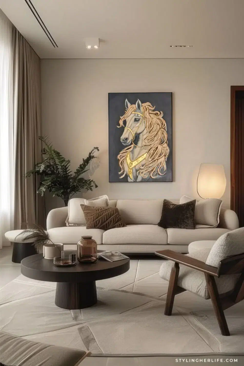 تابلو اسب . دکوراتیو مدرن . برجسته|تابلو، نقاشی، عکس|لواسان, |دیوار