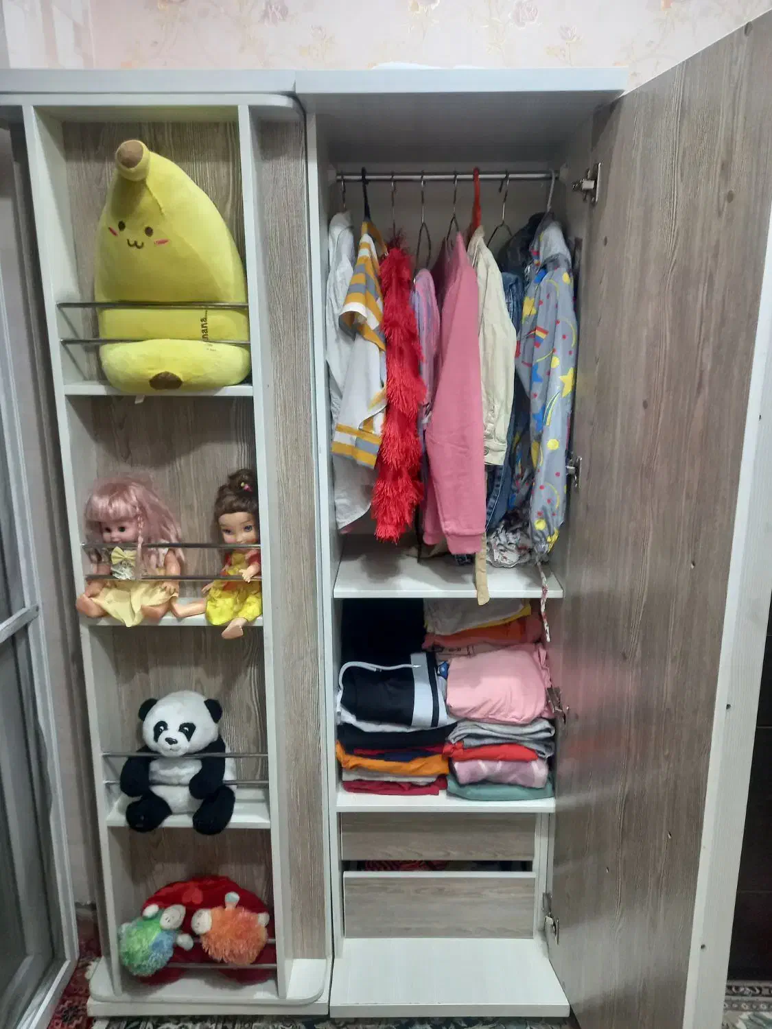 تخت دوطبقه و کمد نوجوان|تخت و سرویس خواب|تهران, هروی|دیوار