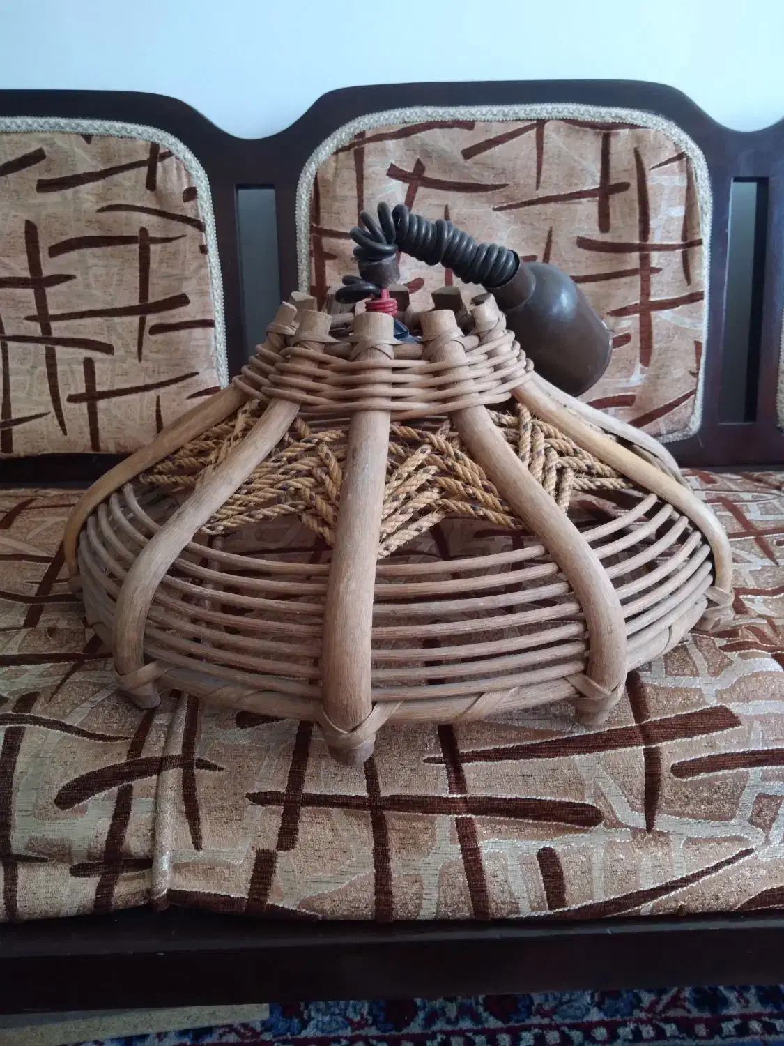 چراغ خواب ولوسترچوبی آشپزخانه|لوستر و چراغ آویز|اراک, |دیوار