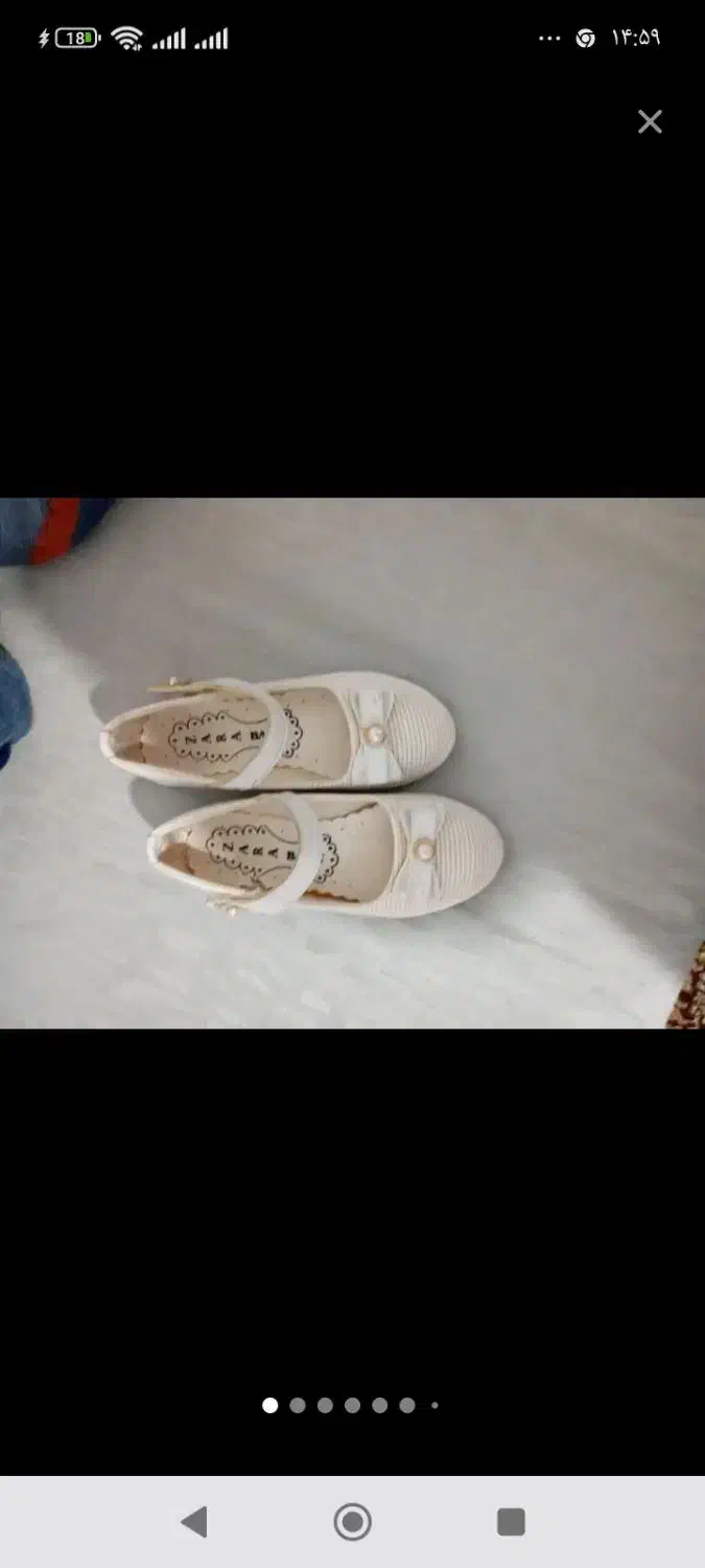 کفش زنانه مجلسی نو دخترانه درحد نو|کیف، کفش، کمربند|دورود, |دیوار