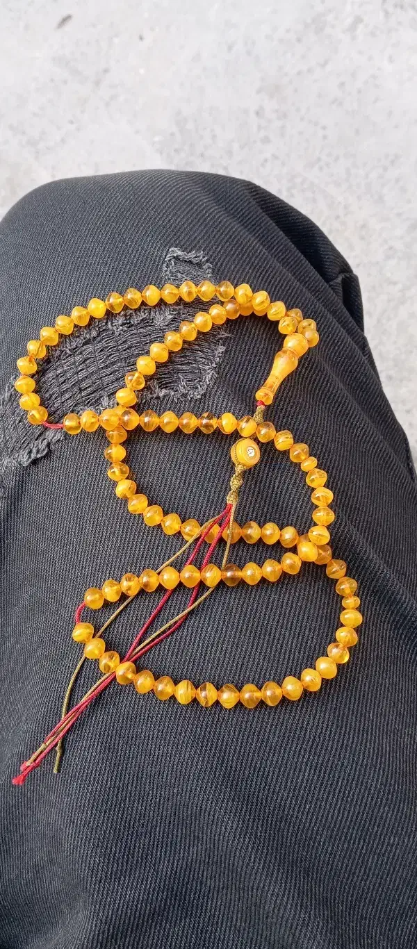 تسبیح کهربا فاتح|کلکسیون اشیاء عتیقه|اسلام‌‌آباد غرب, |دیوار