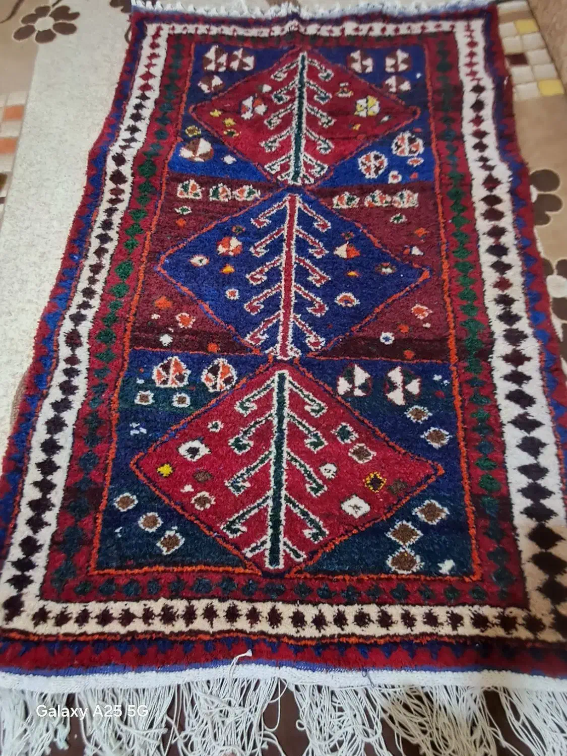 قالی دست بافت|فرش|مسجد سلیمان, |دیوار